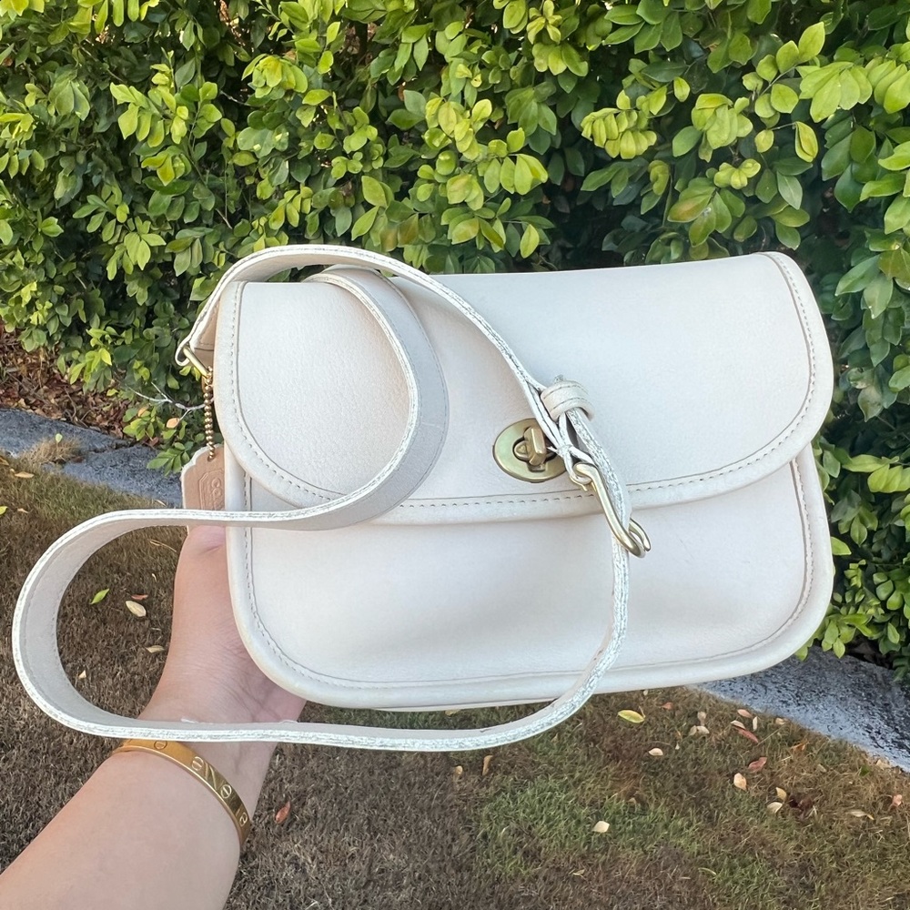 Vintage Coach NYC Collegiate Bag #9815 “Bone”